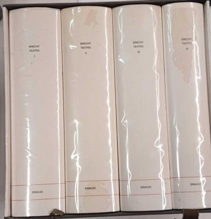 Teatro (4 volumi) - Bertolt Brecht - copertina