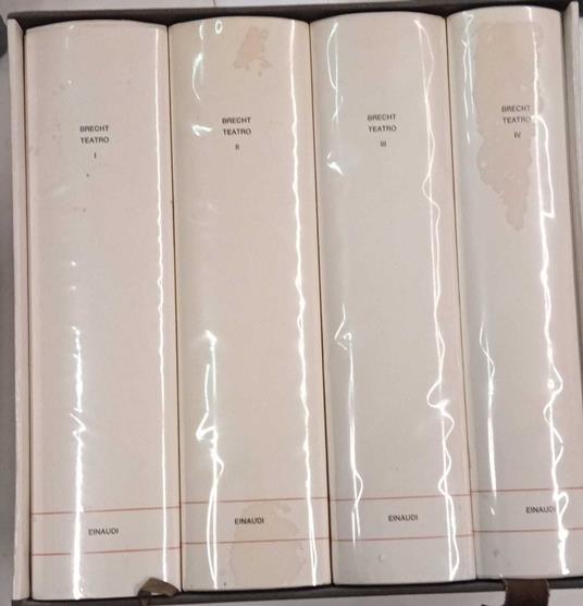 Teatro (4 volumi) - Bertolt Brecht - copertina