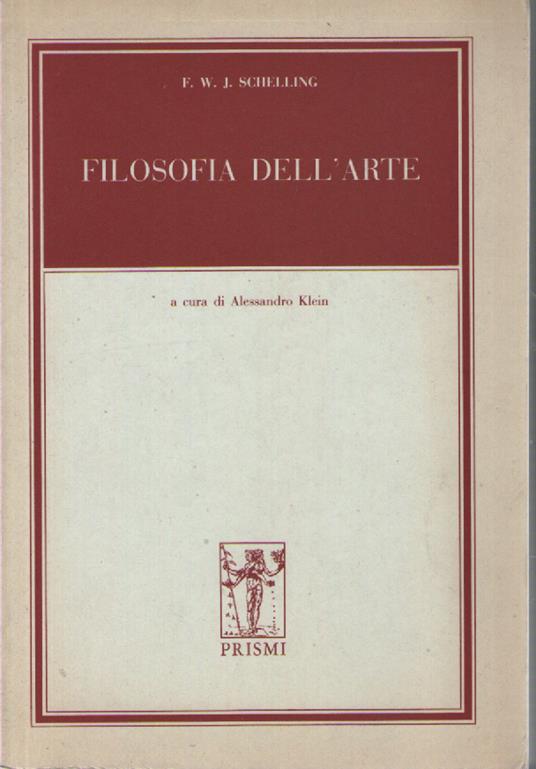 Filosofia dell'arte - Friedrich W. Schelling - copertina