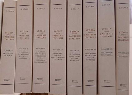 Storia delle fanterie italiane (8 volumi) - Edoardo Scala - copertina