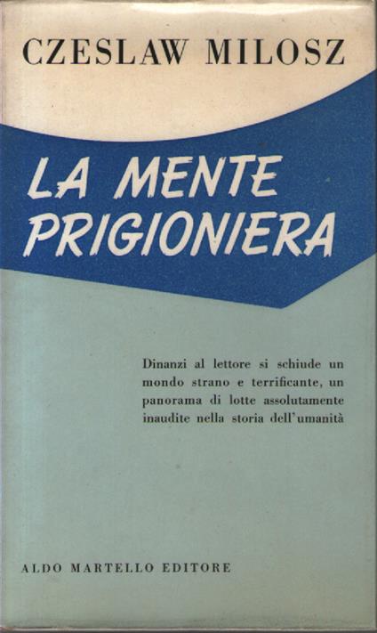 La mente prigioniera - Czeslaw Milosz - copertina