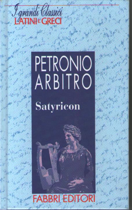 Satyricon - Arbitro Petronio - copertina