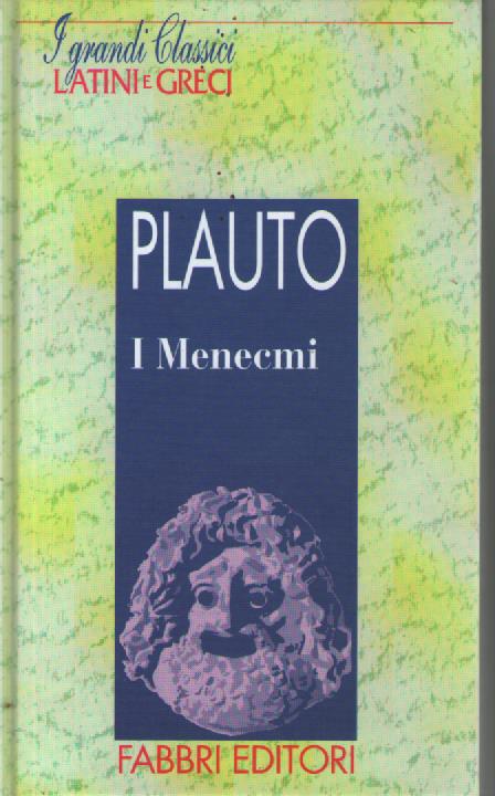I Menecmi - T. Maccio Plauto - copertina