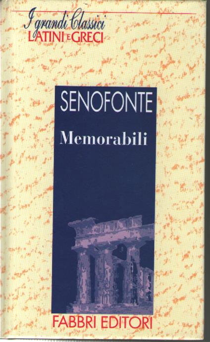 Memorabili - Senofonte - copertina