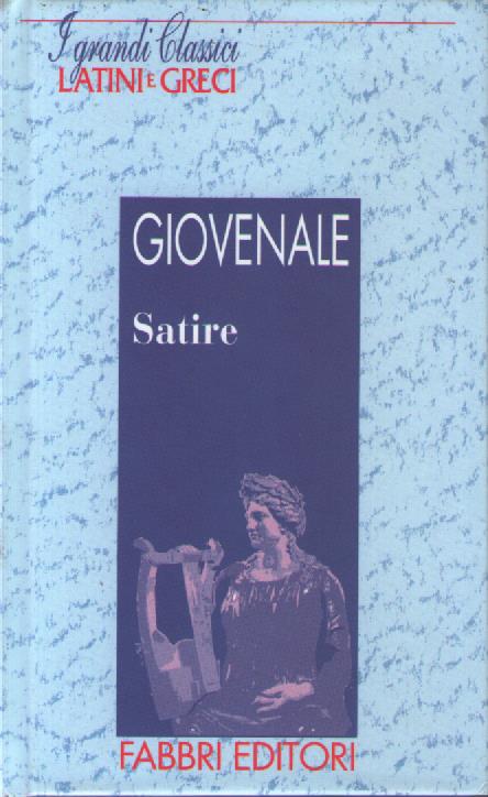 Satire - D. Giunio Giovenale - copertina