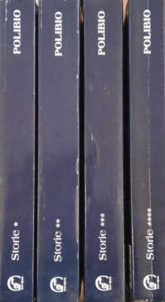 Storie (4 volumi) - Polibio - copertina