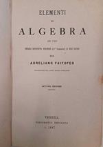 Elementi di algebra ad uso degli istituti tecnici e dei licei