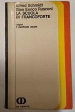 La scuola di Francoforte: origini e significato attuale