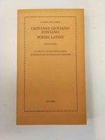 Poesie latine. Tomo primo