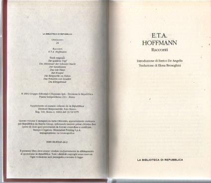 Racconti - copertina