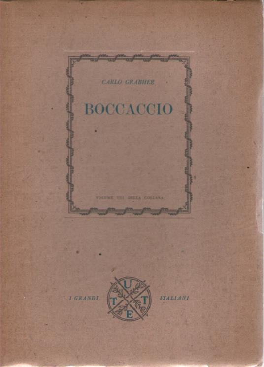Boccaccio - Carlo Grabher - copertina