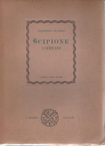 Scipione l'africano - Francesco Grazioli - copertina