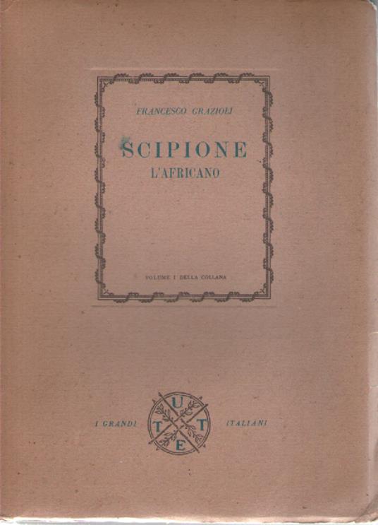 Scipione l'africano - Francesco Grazioli - copertina