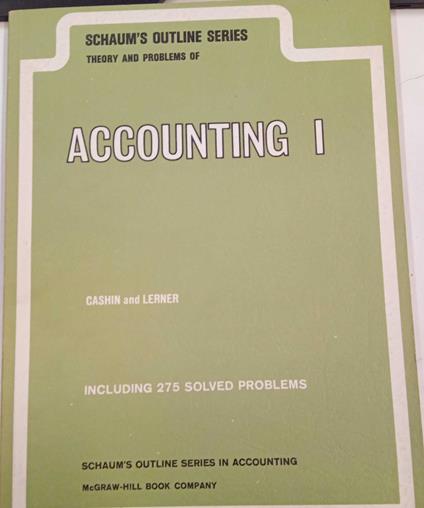 Accounting I - copertina