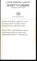 Sonetti funebri e altre composizioni. Testo originale a fronte