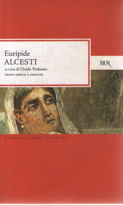 Alcesti - Euripide - copertina