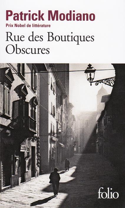 Rue des Boutiques Obscures - Patrick Modiano - copertina