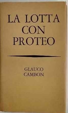 La lotta con Proteo - Glauco Cambon - copertina