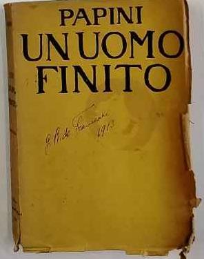 Un uomo finito - Giovanni Papini - copertina