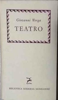 Teatro - Giovanni Verga - copertina