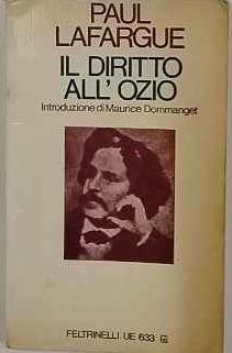 Il diritto all'ozio - Paul Lafargue - copertina