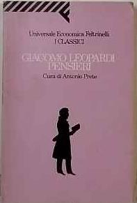 Pensieri - Giacomo Leopardi - copertina
