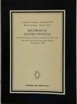 Ricordo di Altiero Spinelli - Altiero Spinelli - copertina