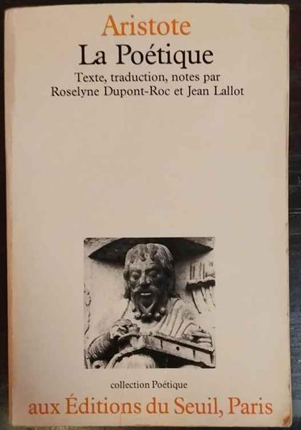La poétique - Aristotele - copertina