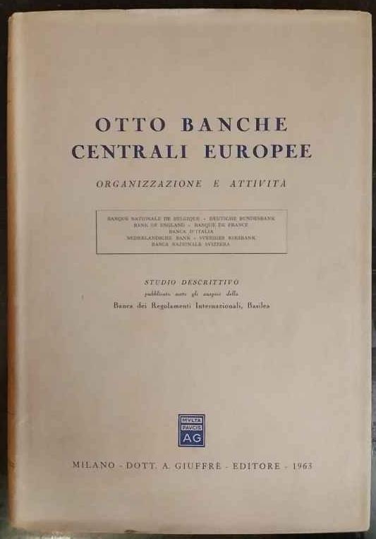 Otto banche centrali europee - copertina
