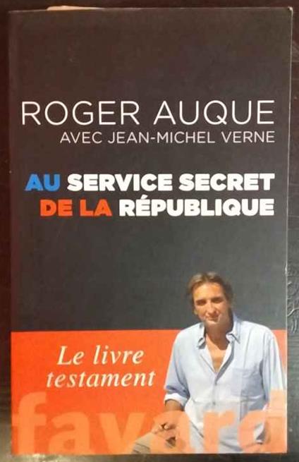 Au service secret de la République - copertina
