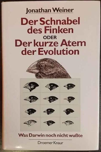Der Schnabel des Finken oder der kurze Atem der Evolution - copertina