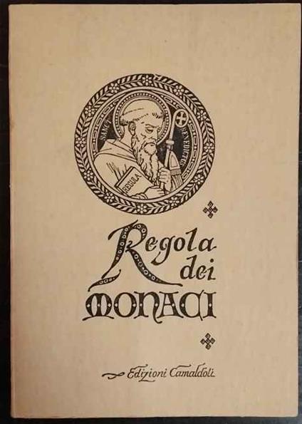 Regola dei monaci - copertina