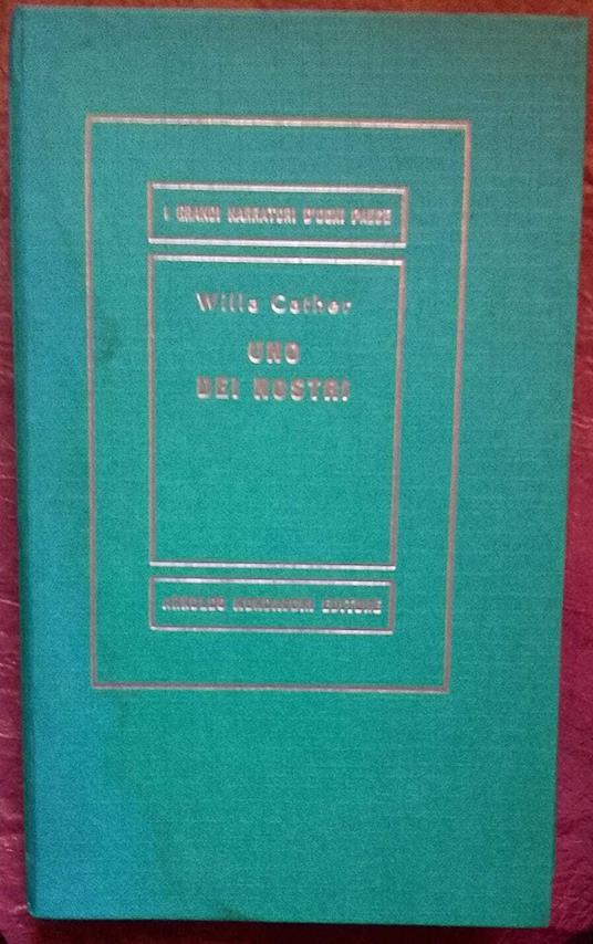 Uno dei nostri - Willa Cather - copertina