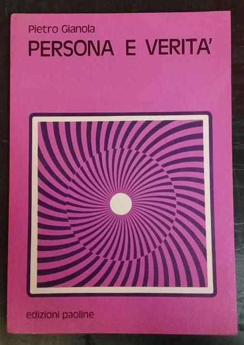 Persona e verità - copertina