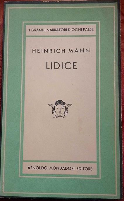 Lidice - Heinrich Mann - copertina