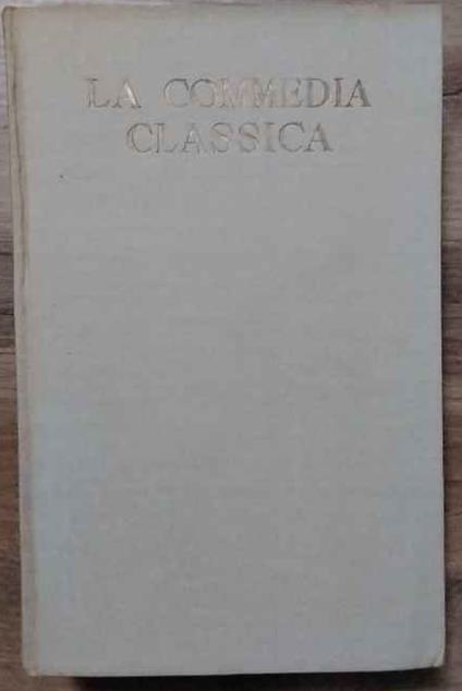 La commedia classica - copertina