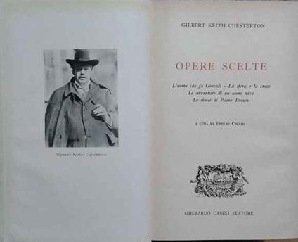 Opere scelte - Gilbert K. Chesterton - copertina