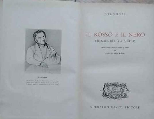 Il rosso e il nero. Cronaca del XIX secolo - Stendhal - copertina