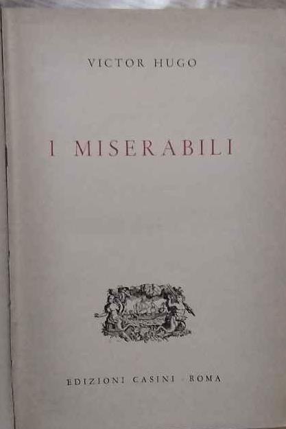 I miserabili - Victor Hugo - copertina