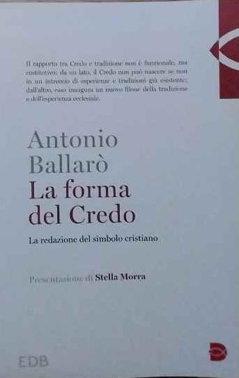 La forma del credo. La redazione del simbolo cristiano - copertina