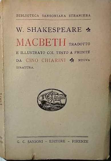 Macbeth - William Shakespeare - copertina