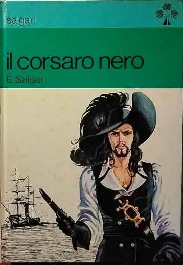 Il corsaro nero - Emilio Salgari - copertina
