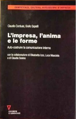 L' impresa, l'anima e le forme - copertina