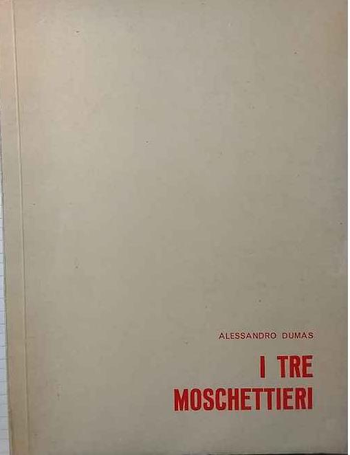 I Tre Moschettieri - Alexandre Dumas - copertina