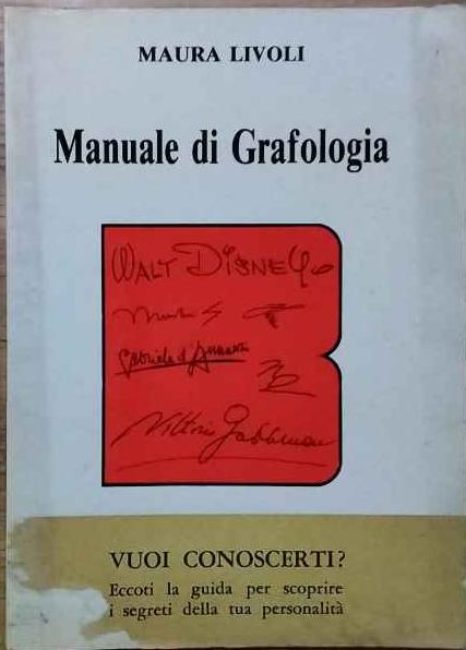 Manuale di grafologia - copertina