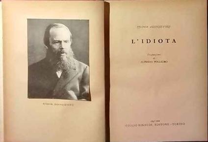 L' idiota - Fëdor Dostoevskij - copertina