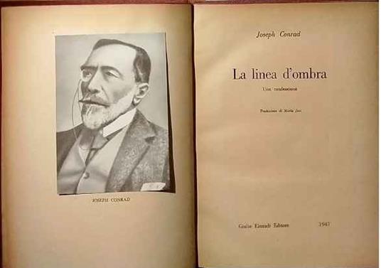 La linea d'ombra - Joseph Conrad - copertina