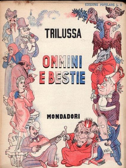 Ommini e bestie - Trilussa - copertina
