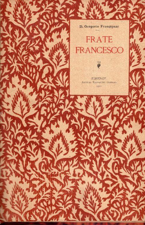 Frate Francesco - Gregorio D. Frangipani - copertina