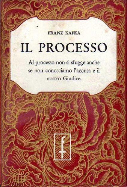Il processo - Franz Kafka - copertina